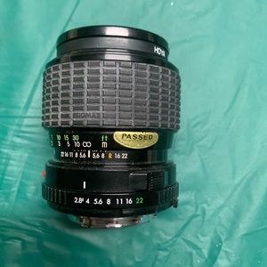 Sigma zoom-master lens